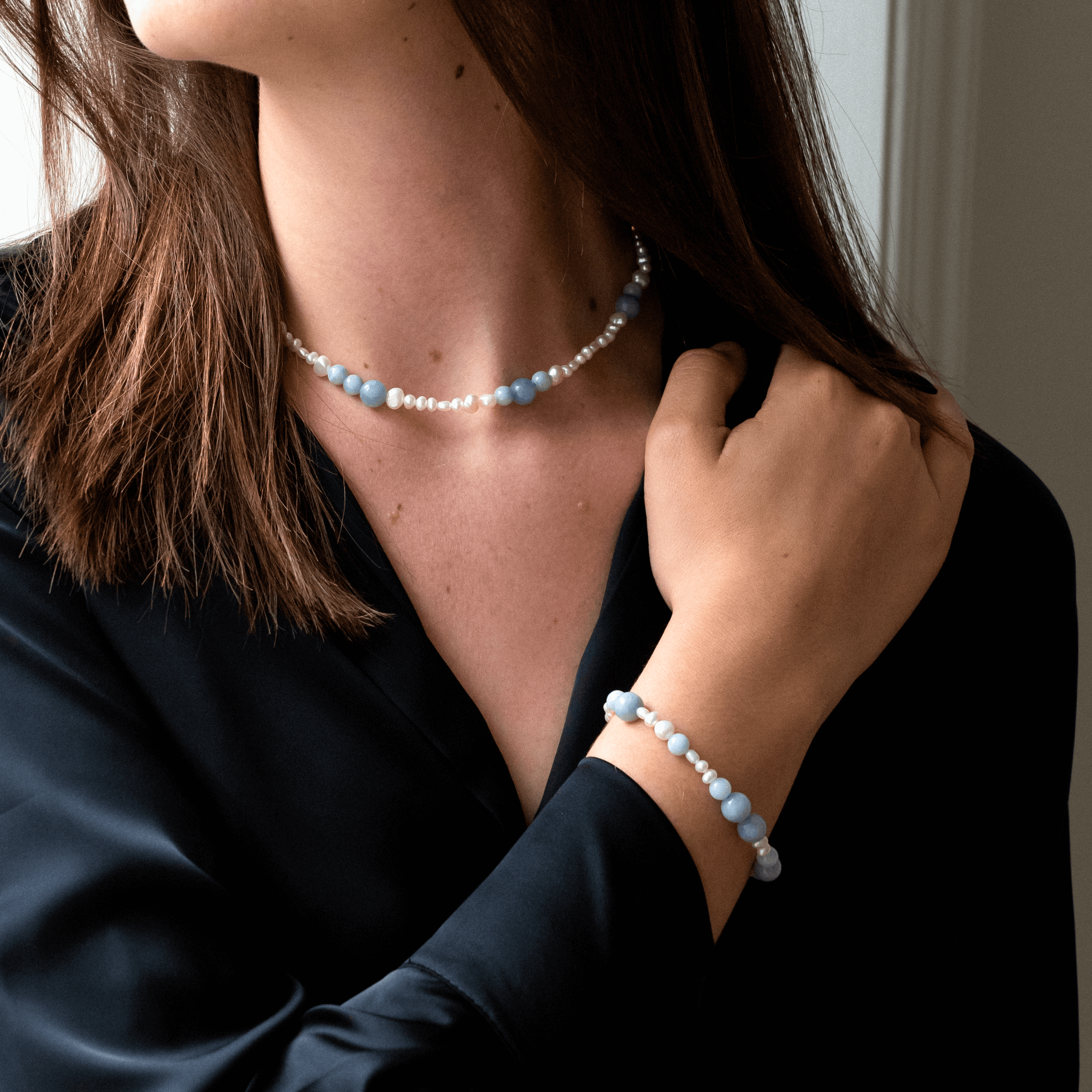 Atlantic-Süßwasserperlenarmband