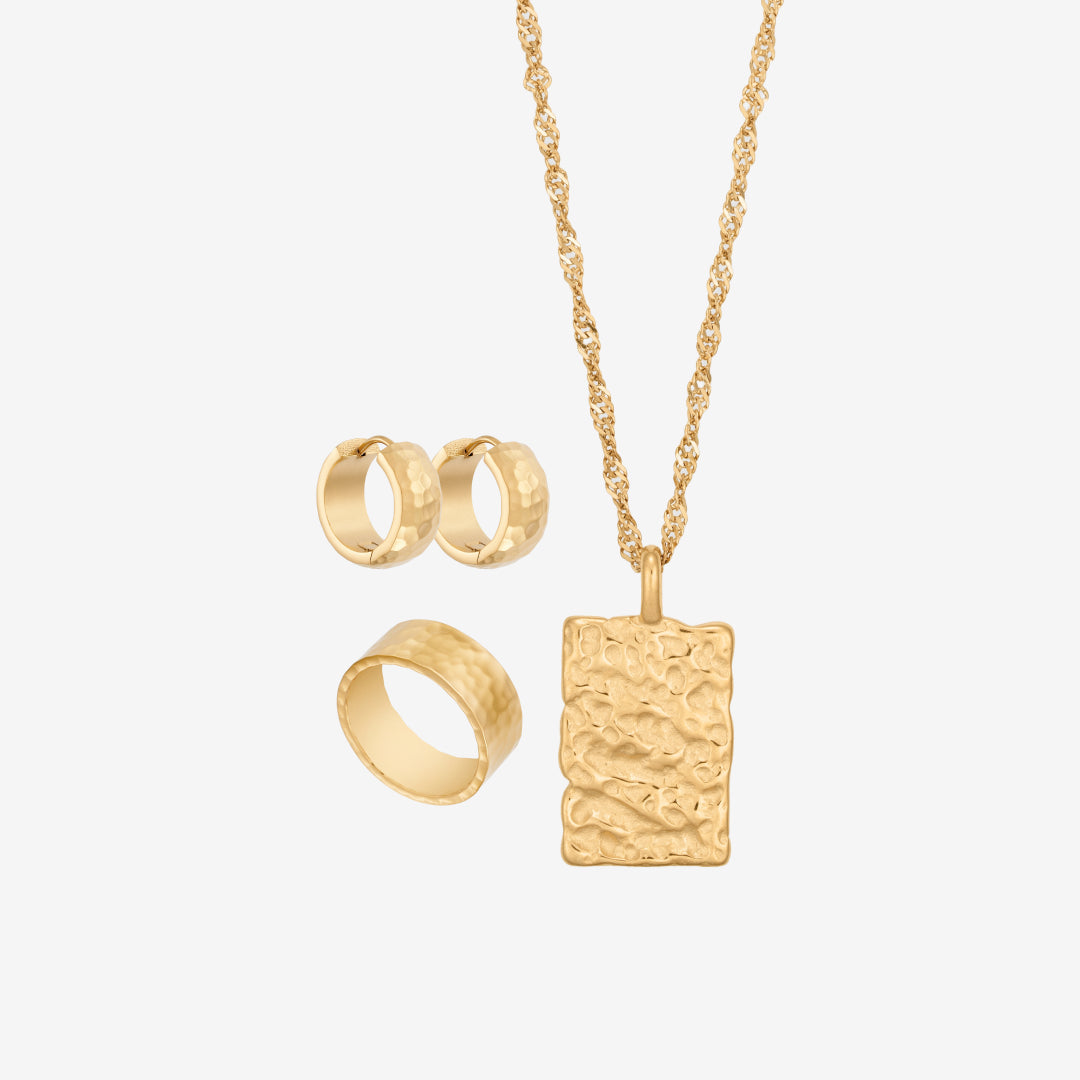 Chunky Gehämmerte Set