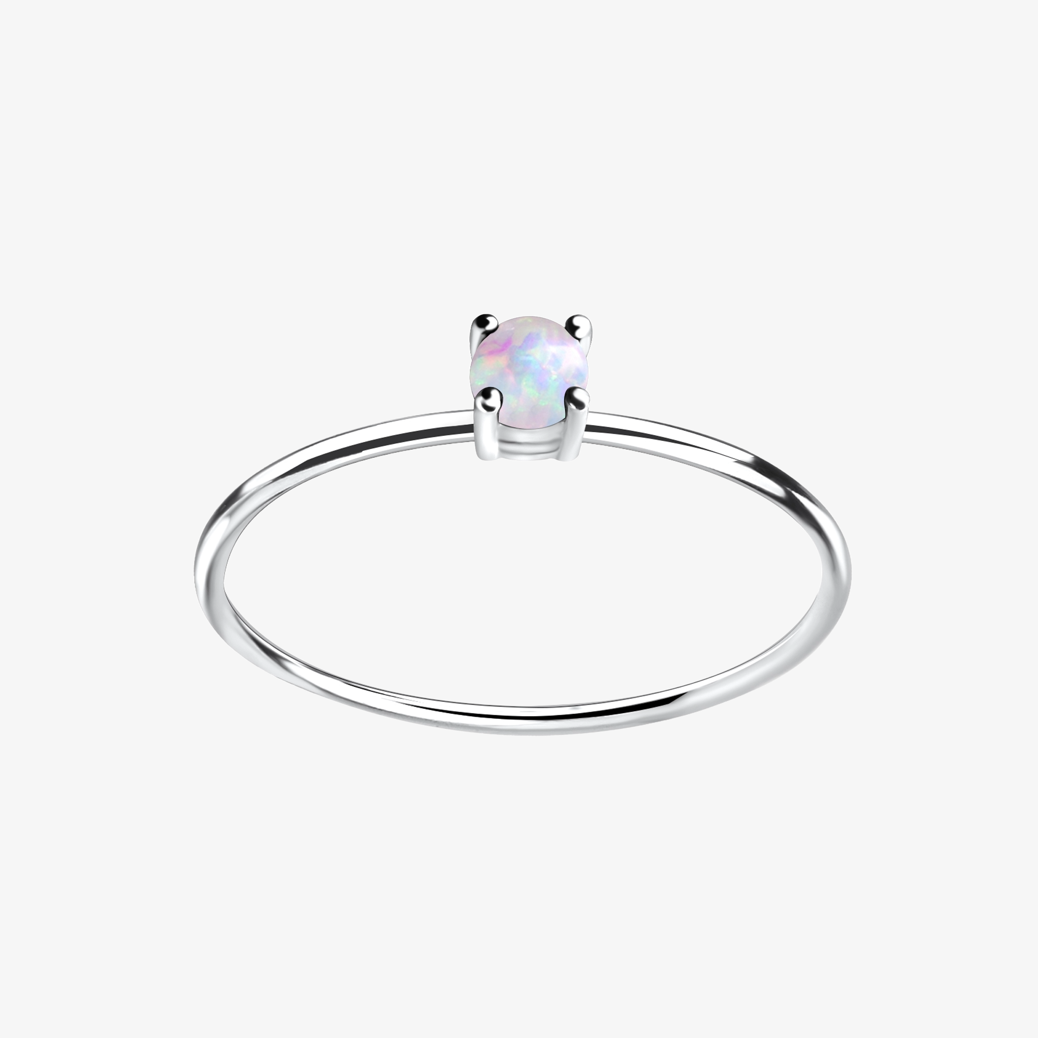 Opal Einfacher Ring
