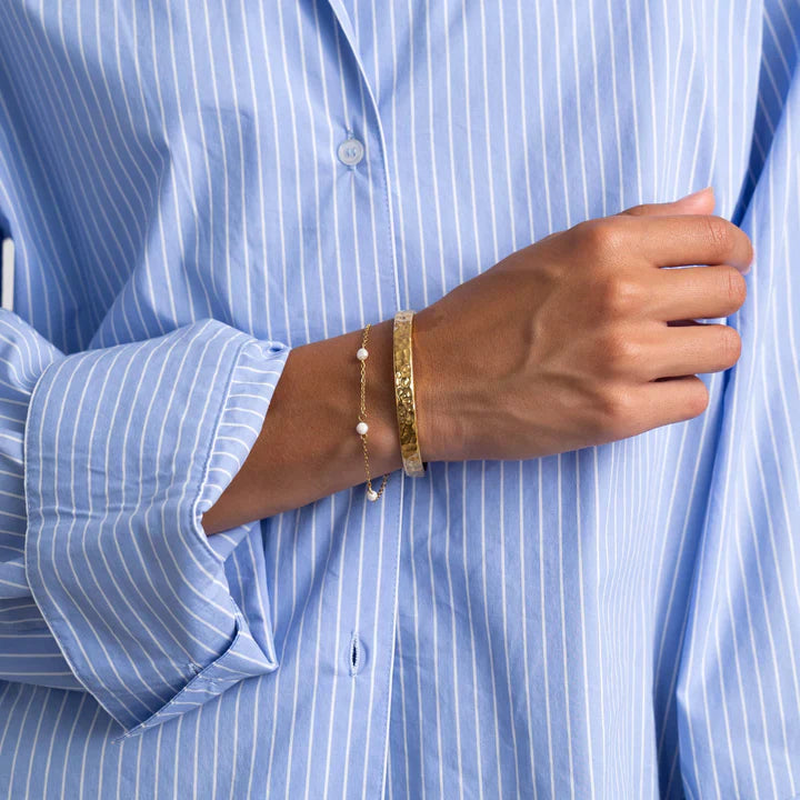 Einfaches Perlen Set: 1 Halskette & 1 Armband