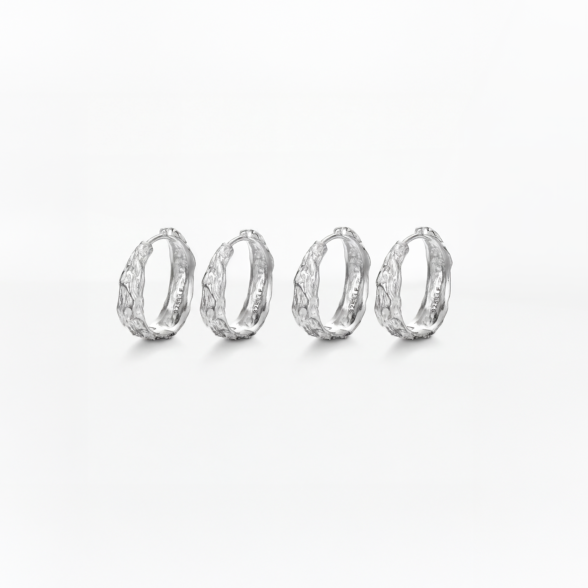 Melted Silber Doppelset 23,5 mm