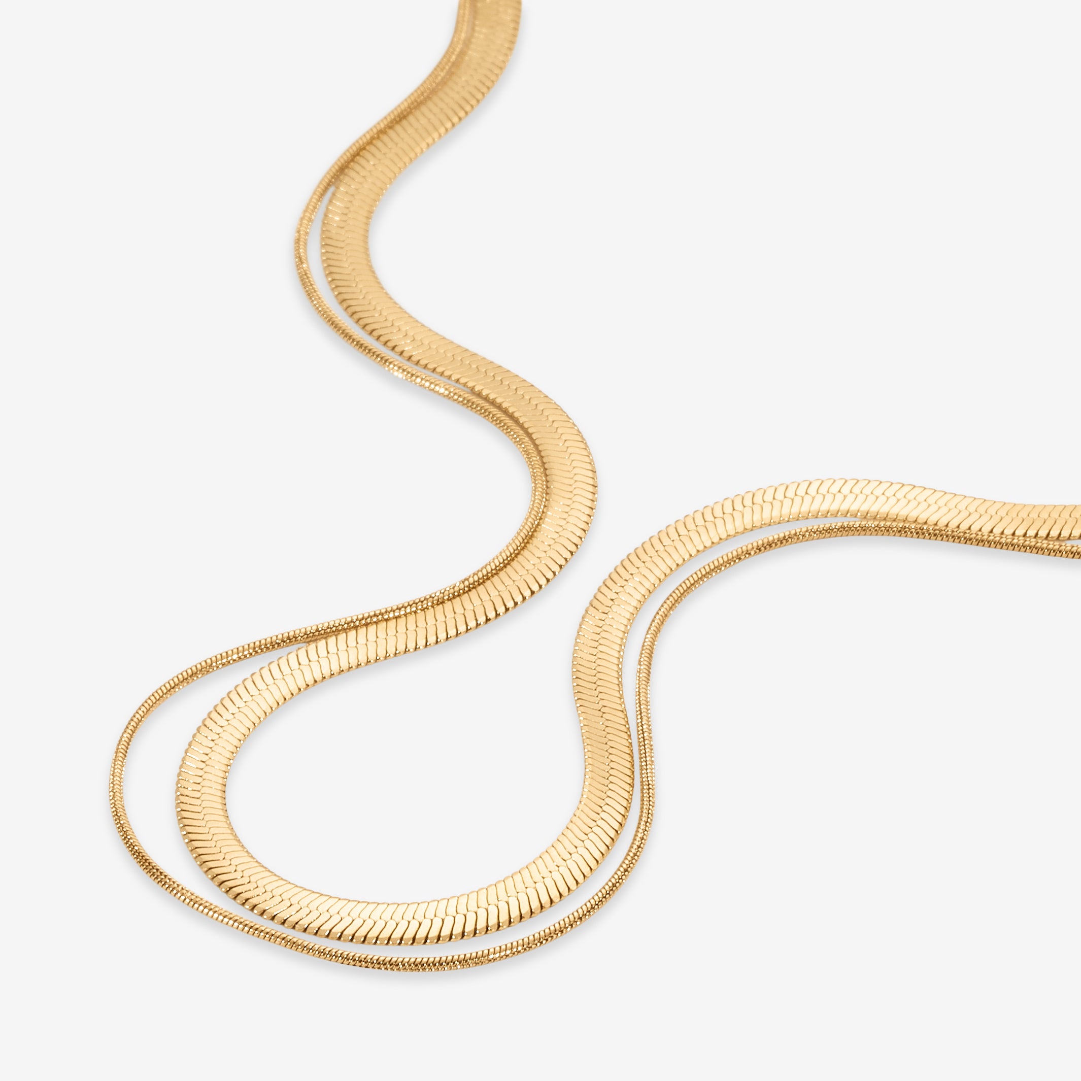 Double Schlangen Hoop Set
