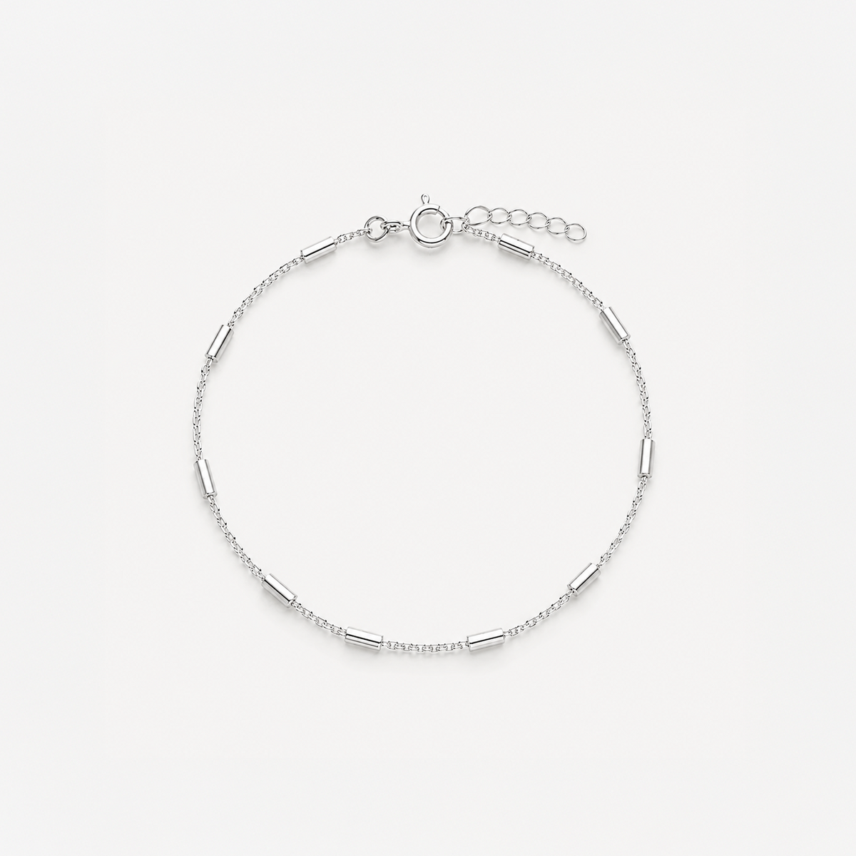Cable Bar Armbånd Sølv