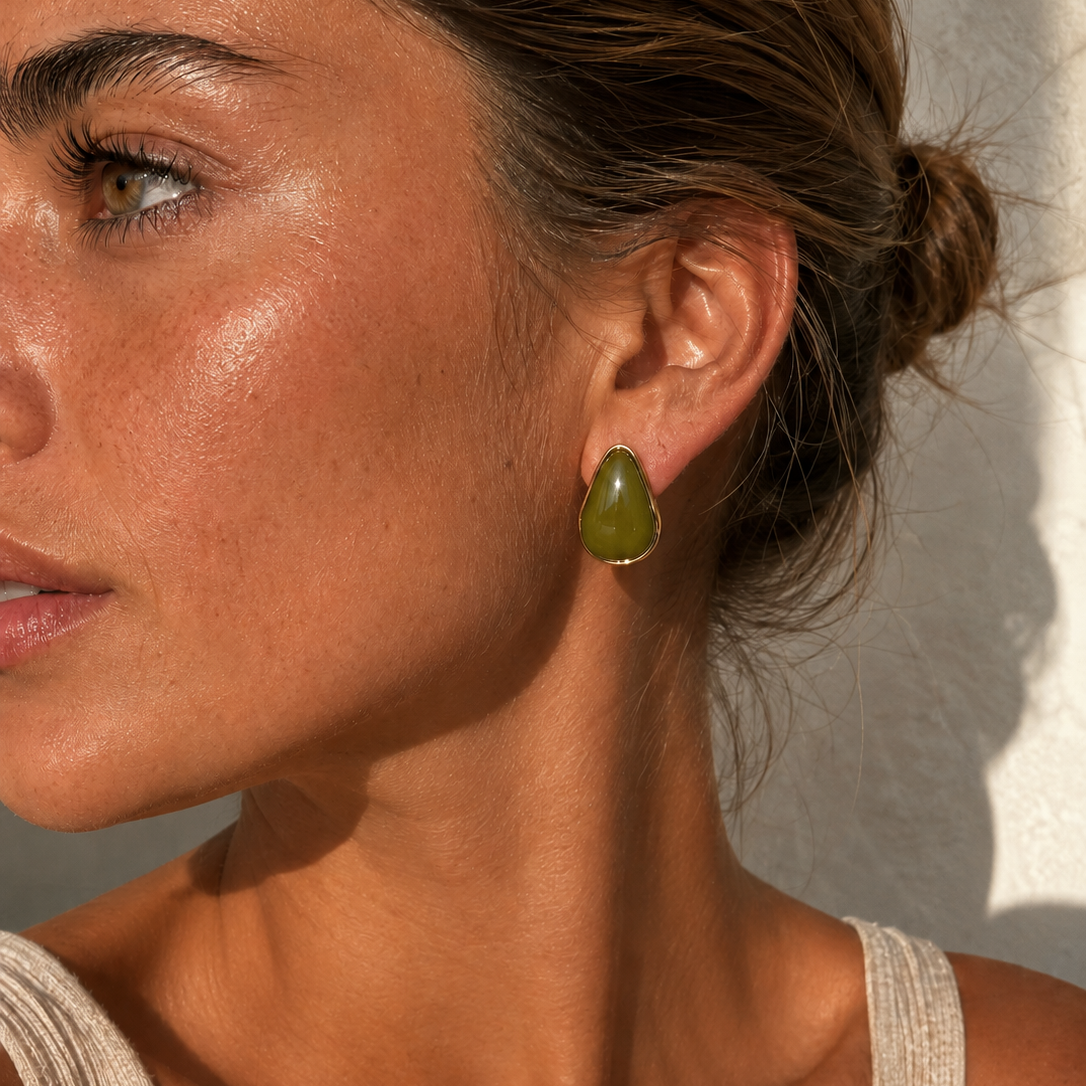 Siena Ohrringe Olive