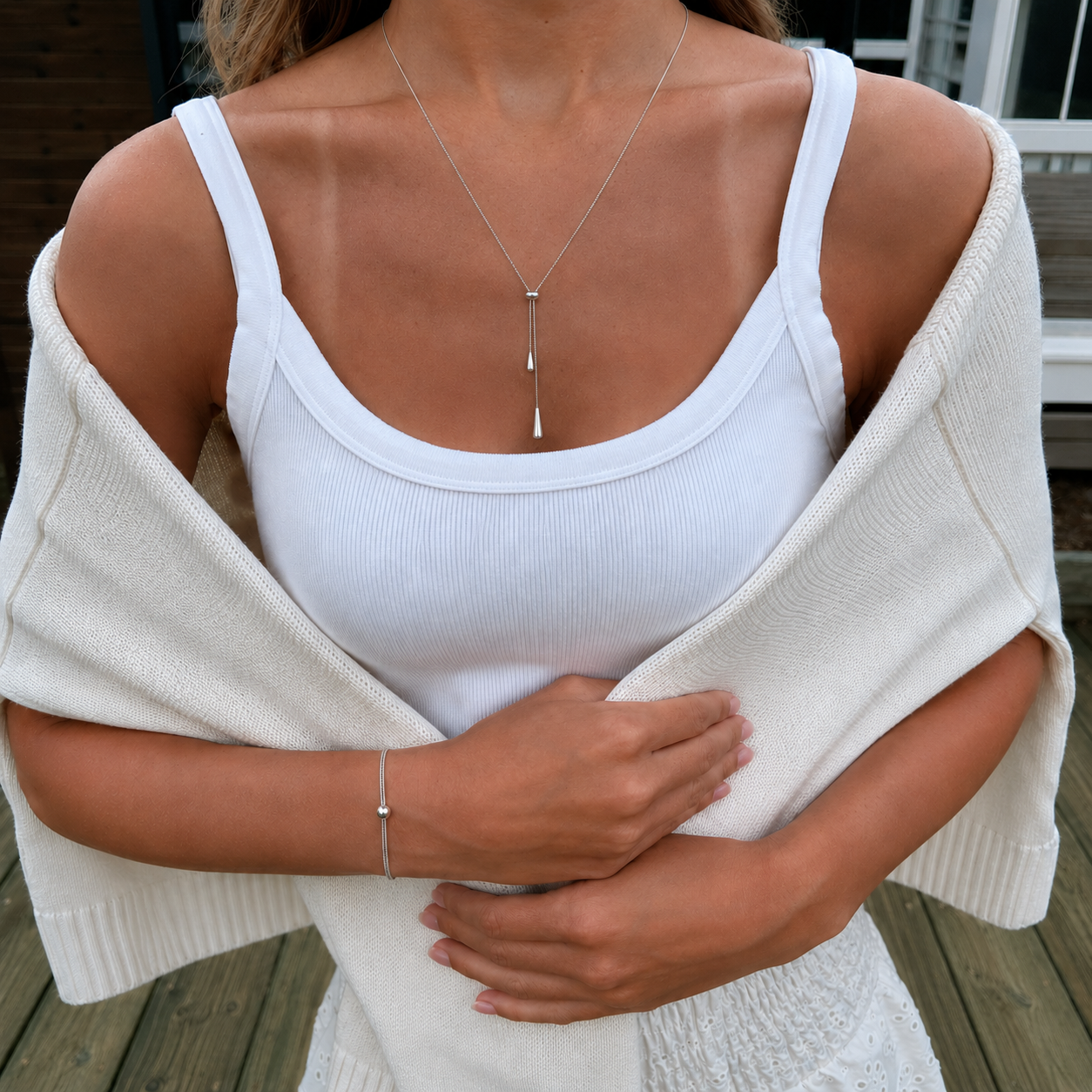 Slider Armband versilbert