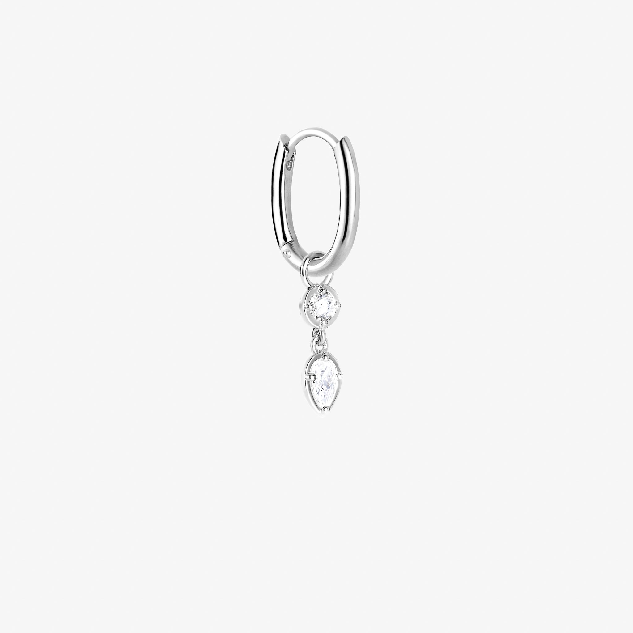 Mirror Drop silberfarben