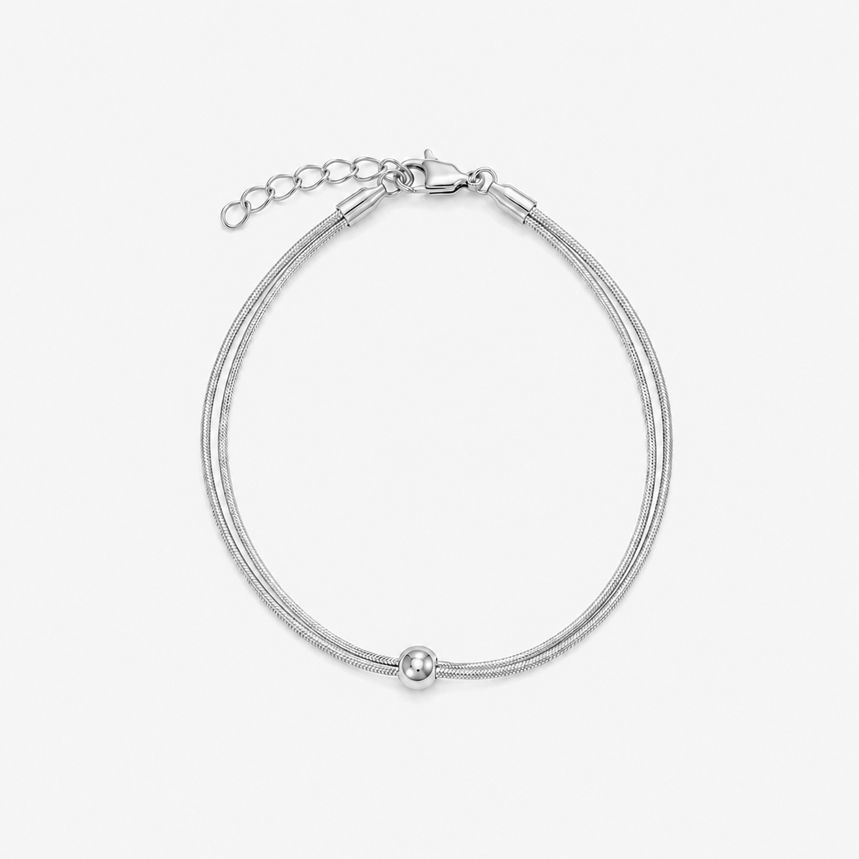 Slider Armband versilbert