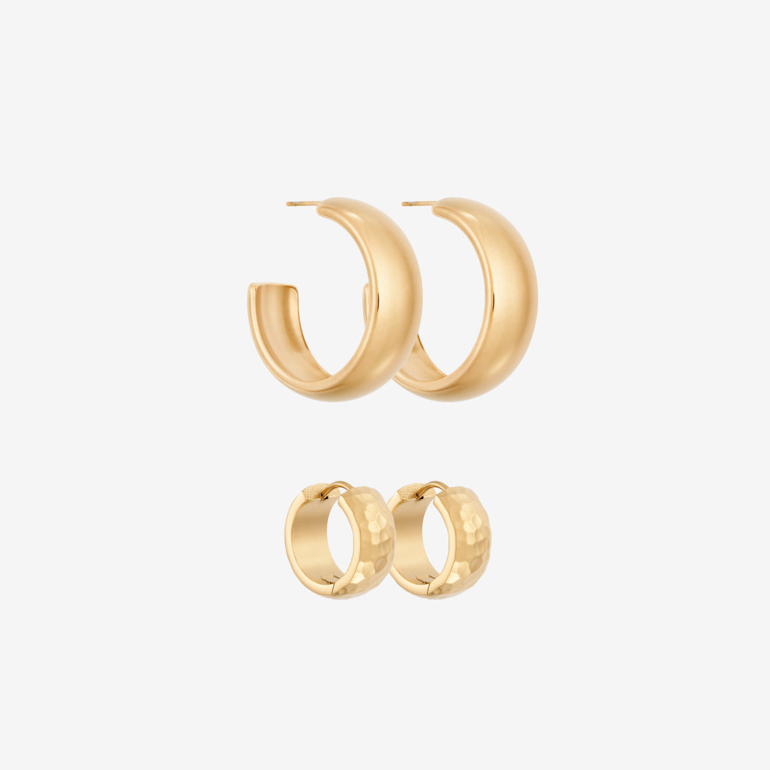 Chunky Creolen Set