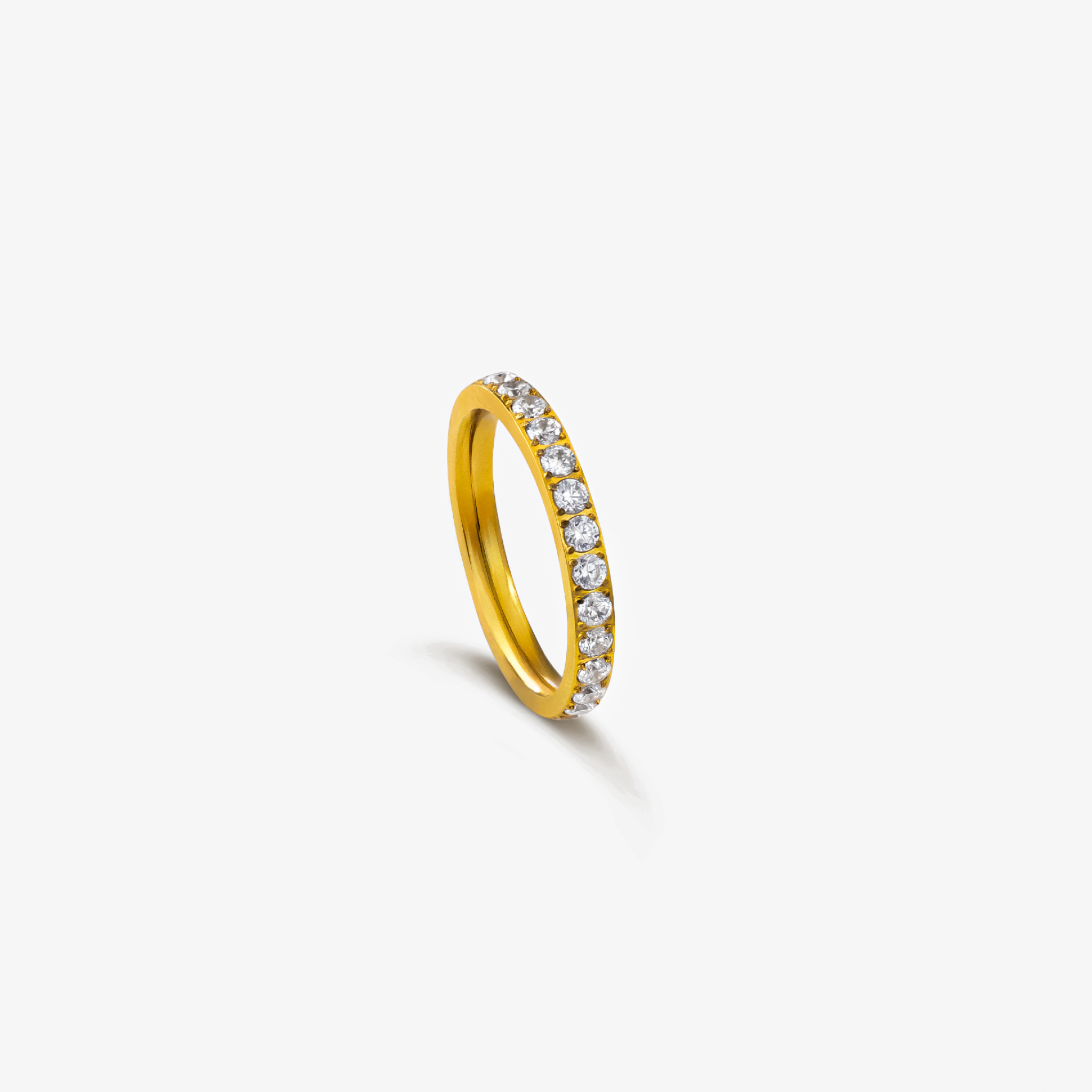 Classic Krystal Ring i guld