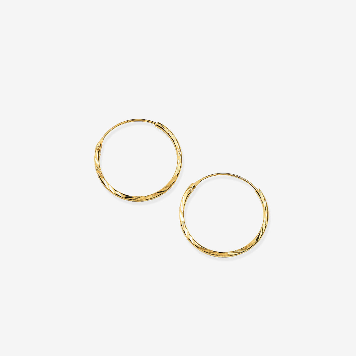Diamond Riflet Hoops