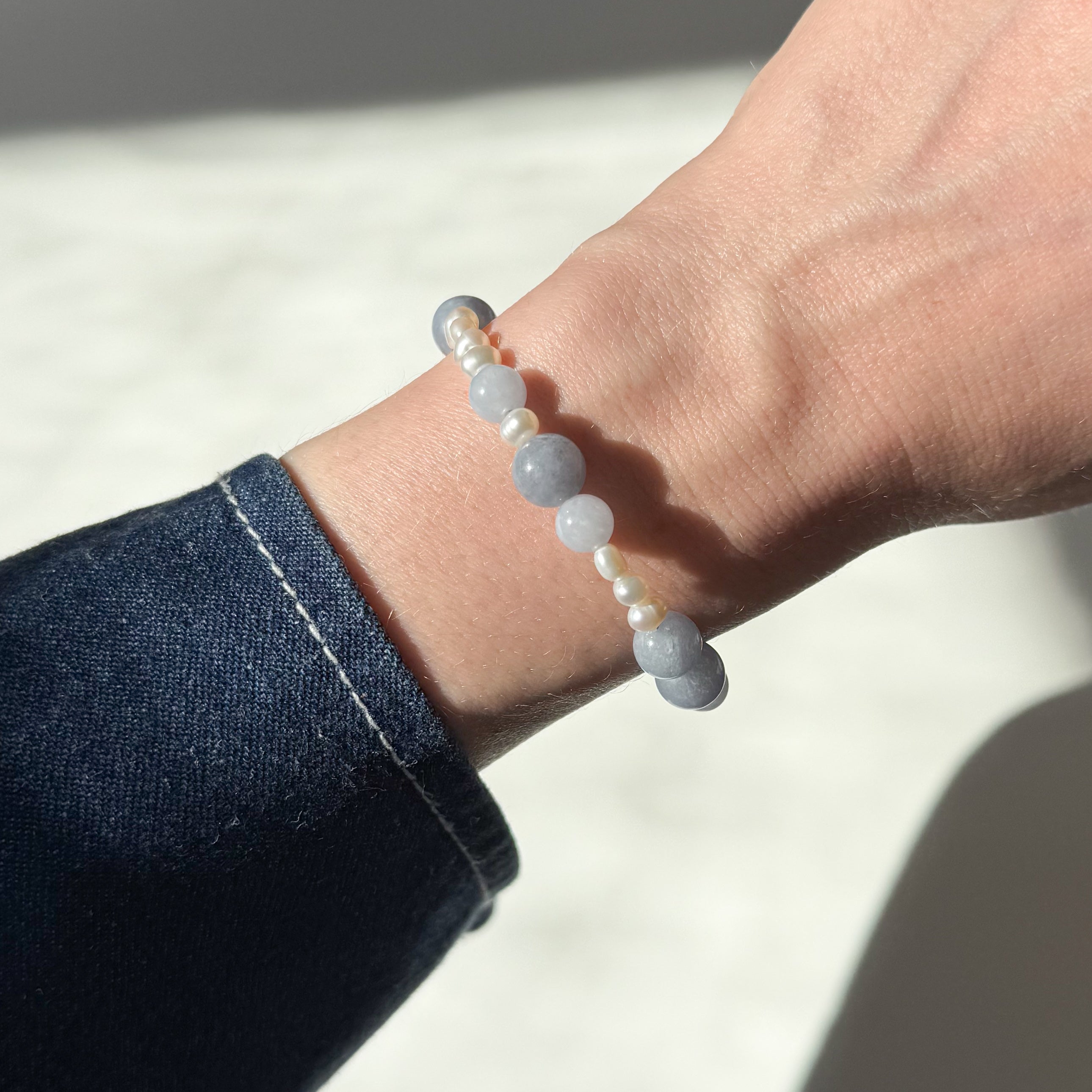 Atlantic-Süßwasserperlenarmband