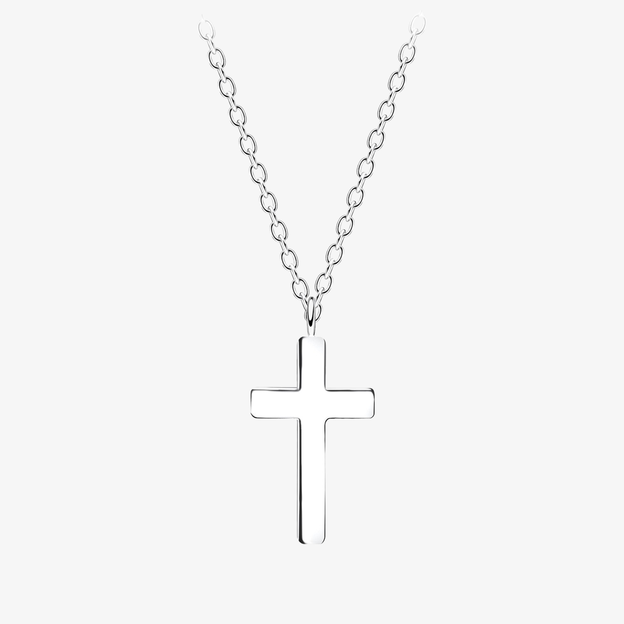 Schlichte Kreuz Halskette