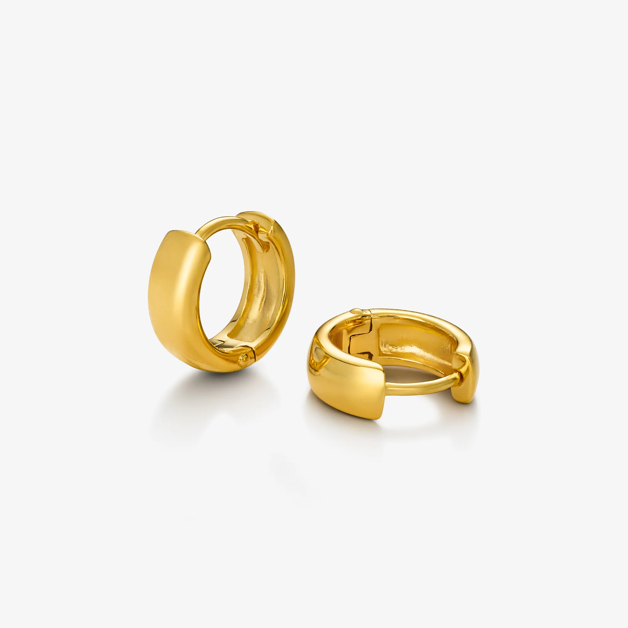 Chunky Hoops 18 mm Vergoldet