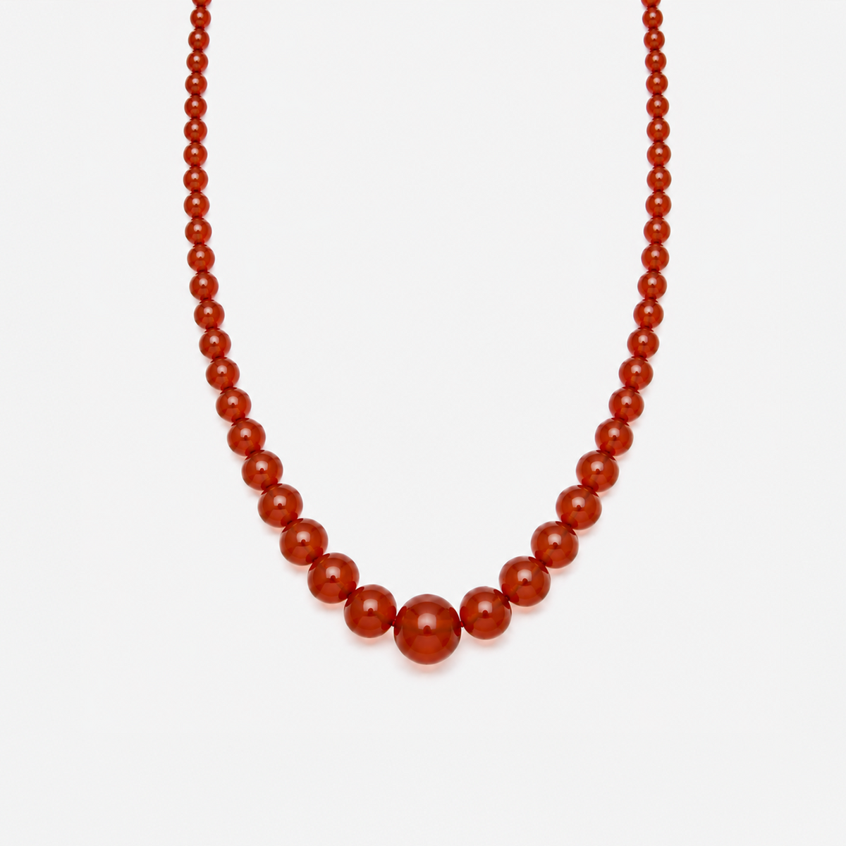 Carnelian Ombre Halskæde