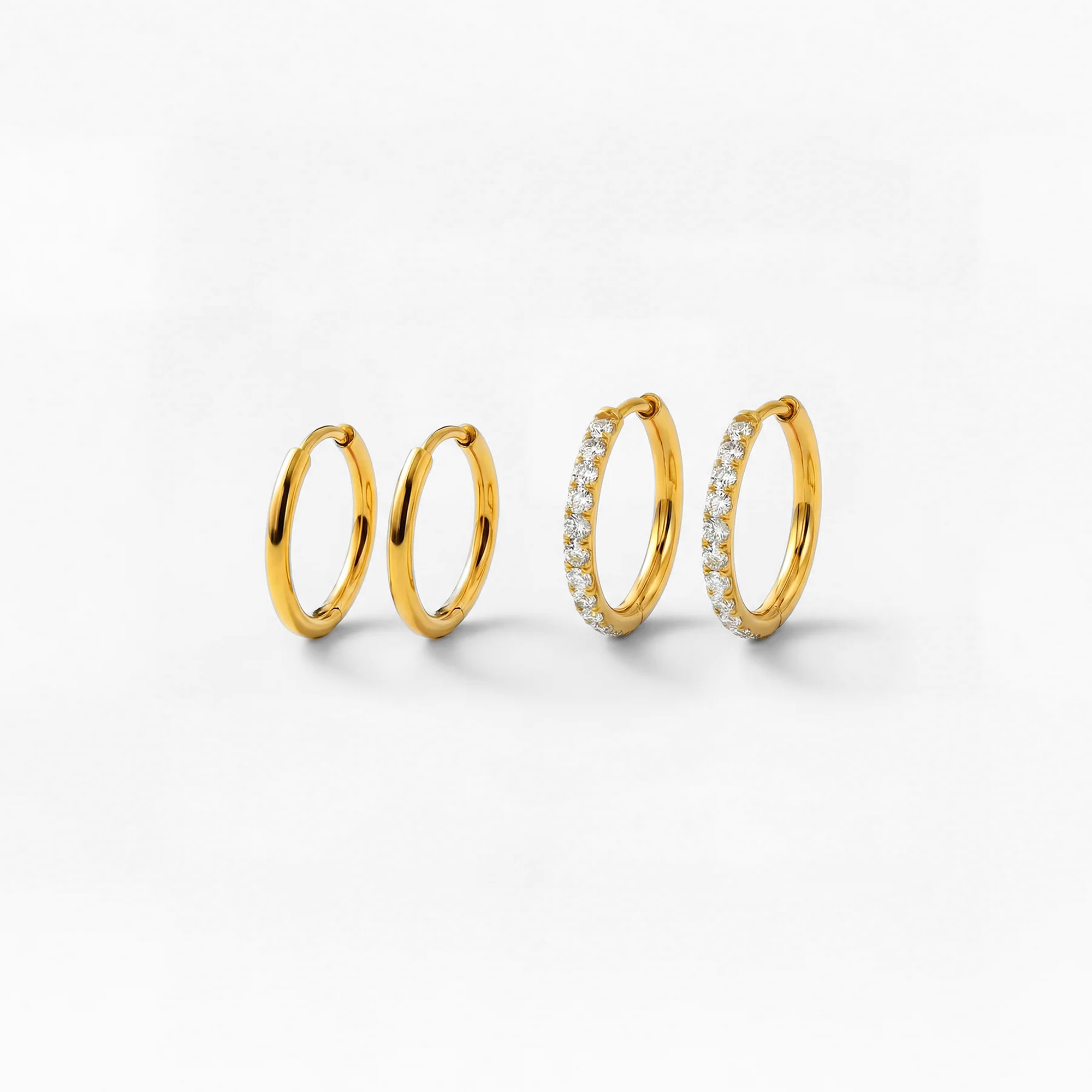 Klassisches Kristall Doppel Set 12-14 mm