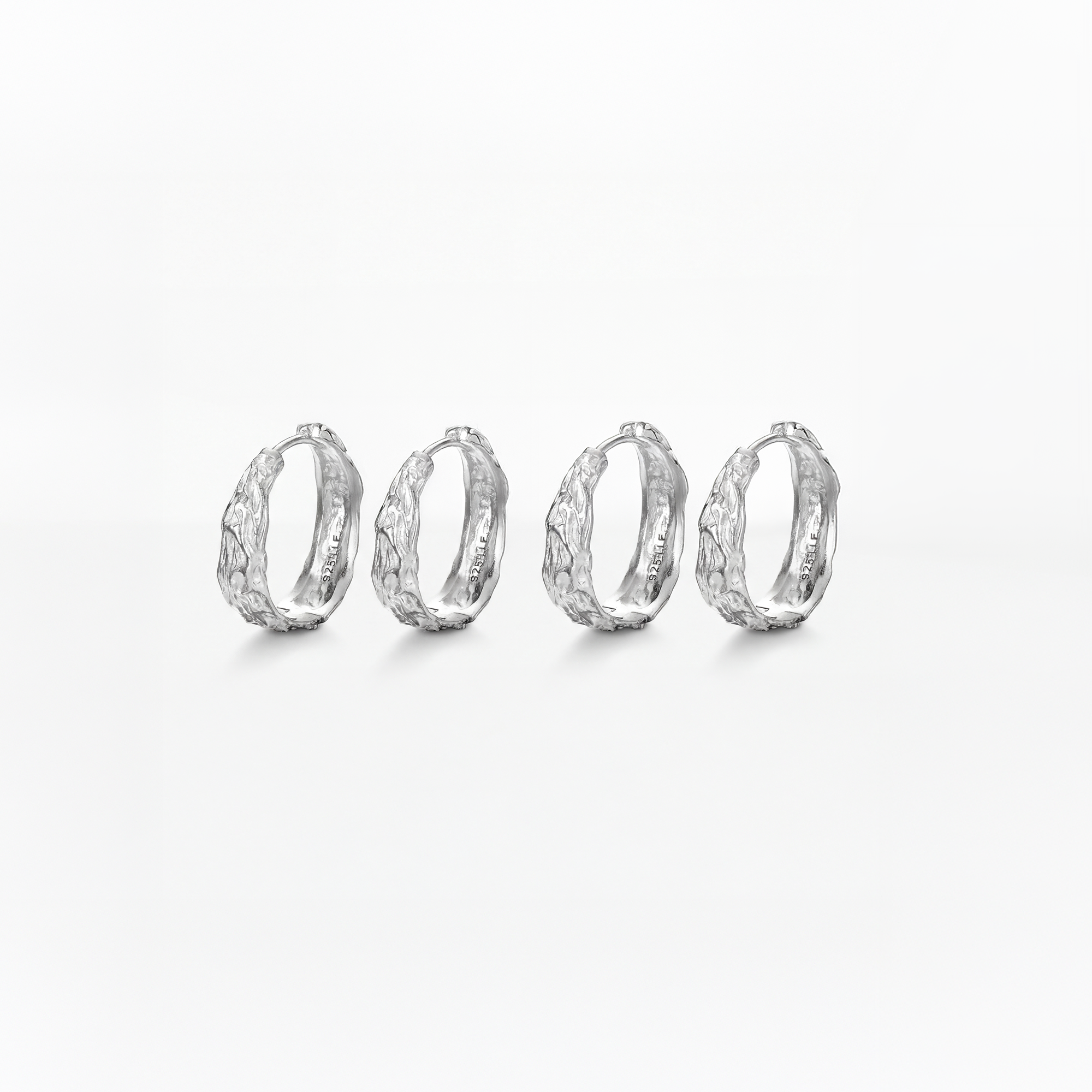 Melted Silber Doppelset 33 mm