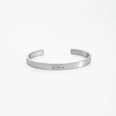 Classic Bangle m. indgravering i sølv