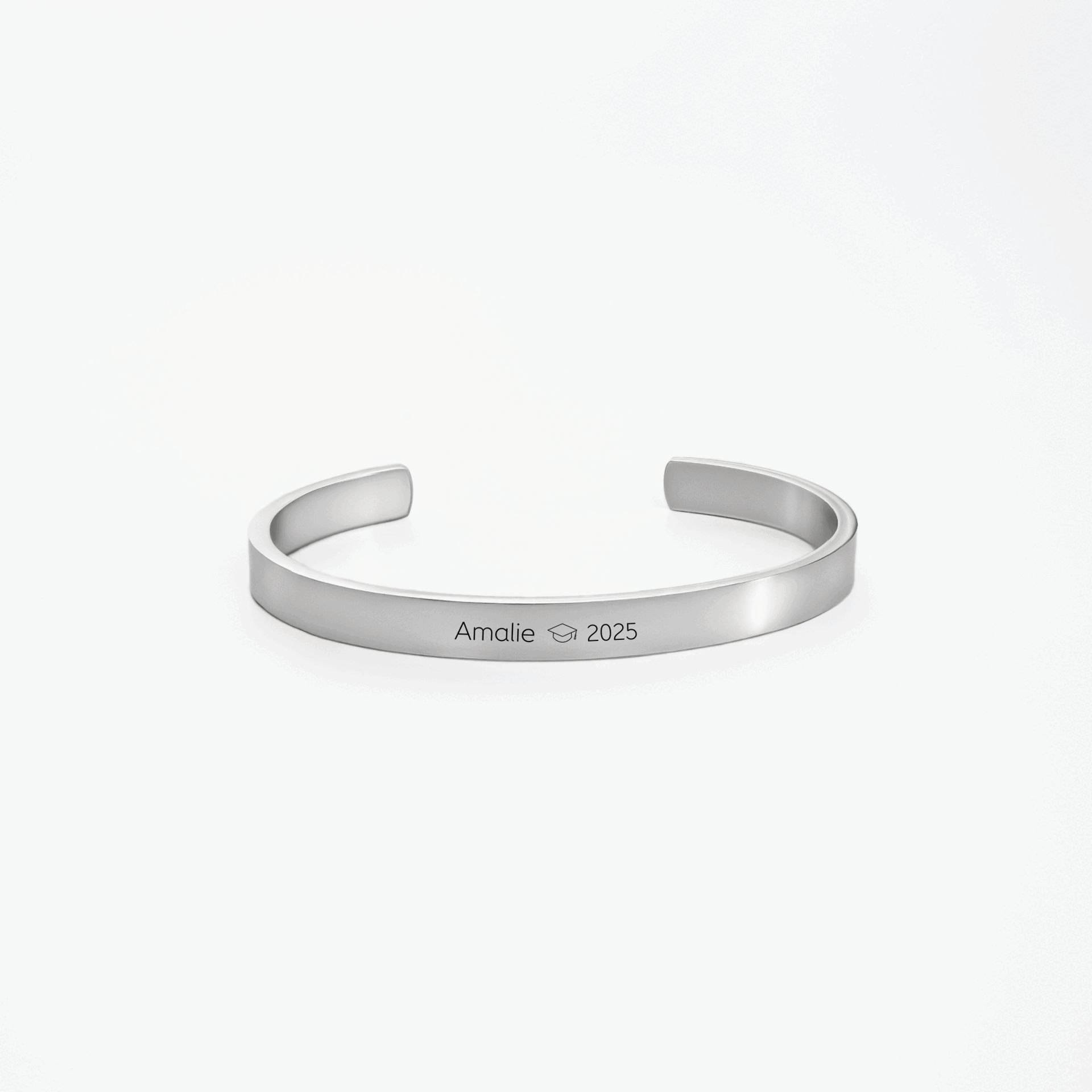 Absolventen Klassisches Armband versilbert