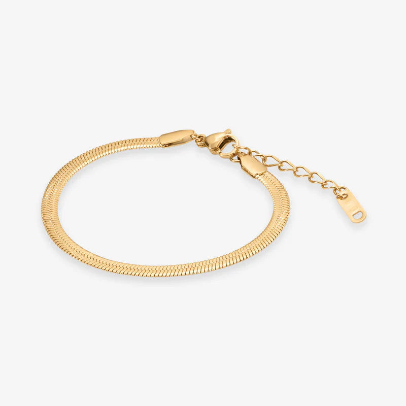 Flaches Schlangen-Bangle-Set