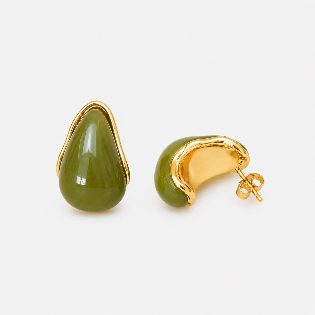 Siena Ohrringe Olive