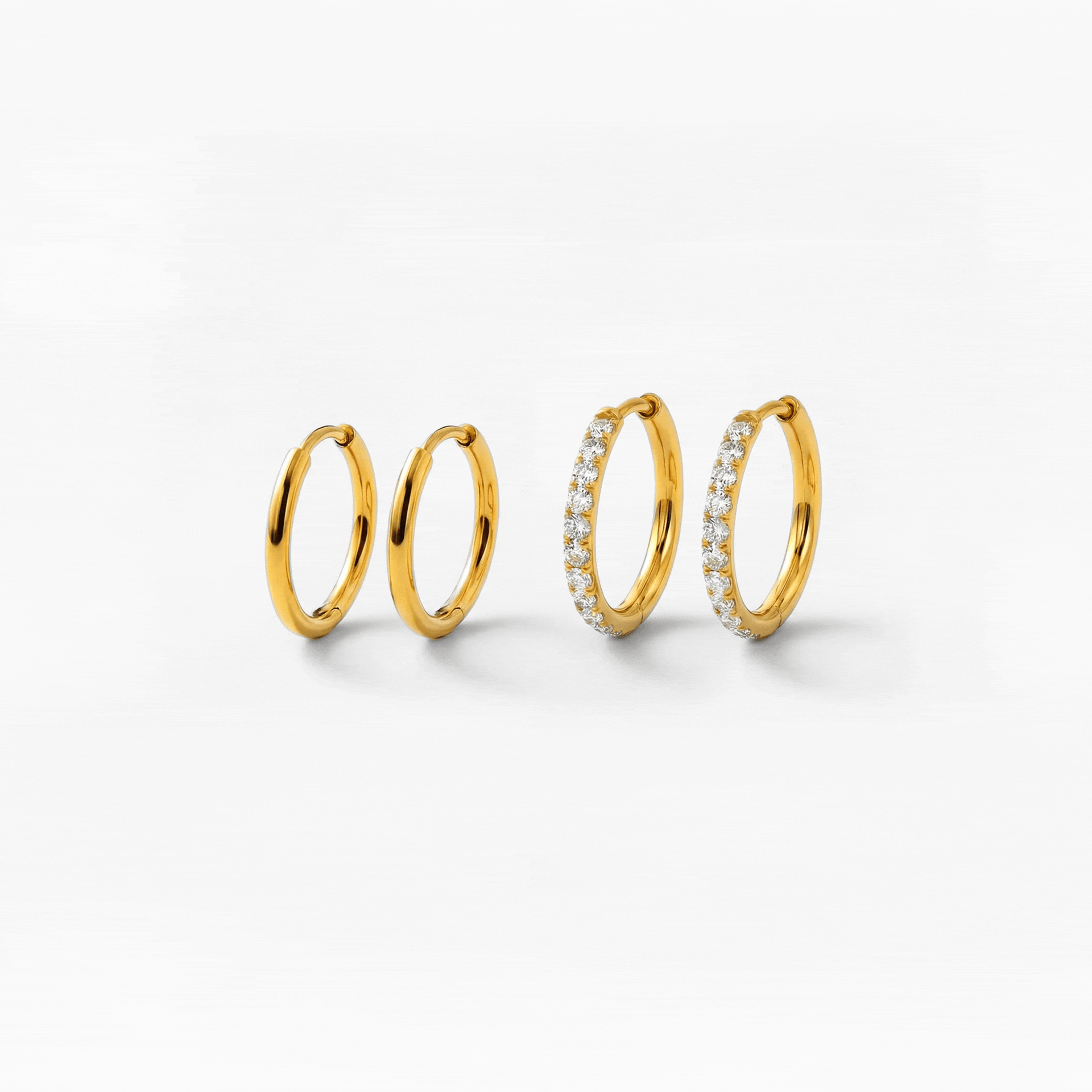Classic Hoop 8 mm vergoldet