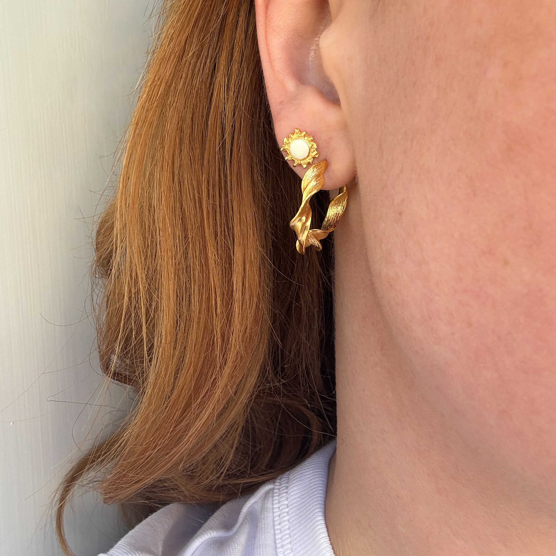 Sonnen Stecker vergoldet