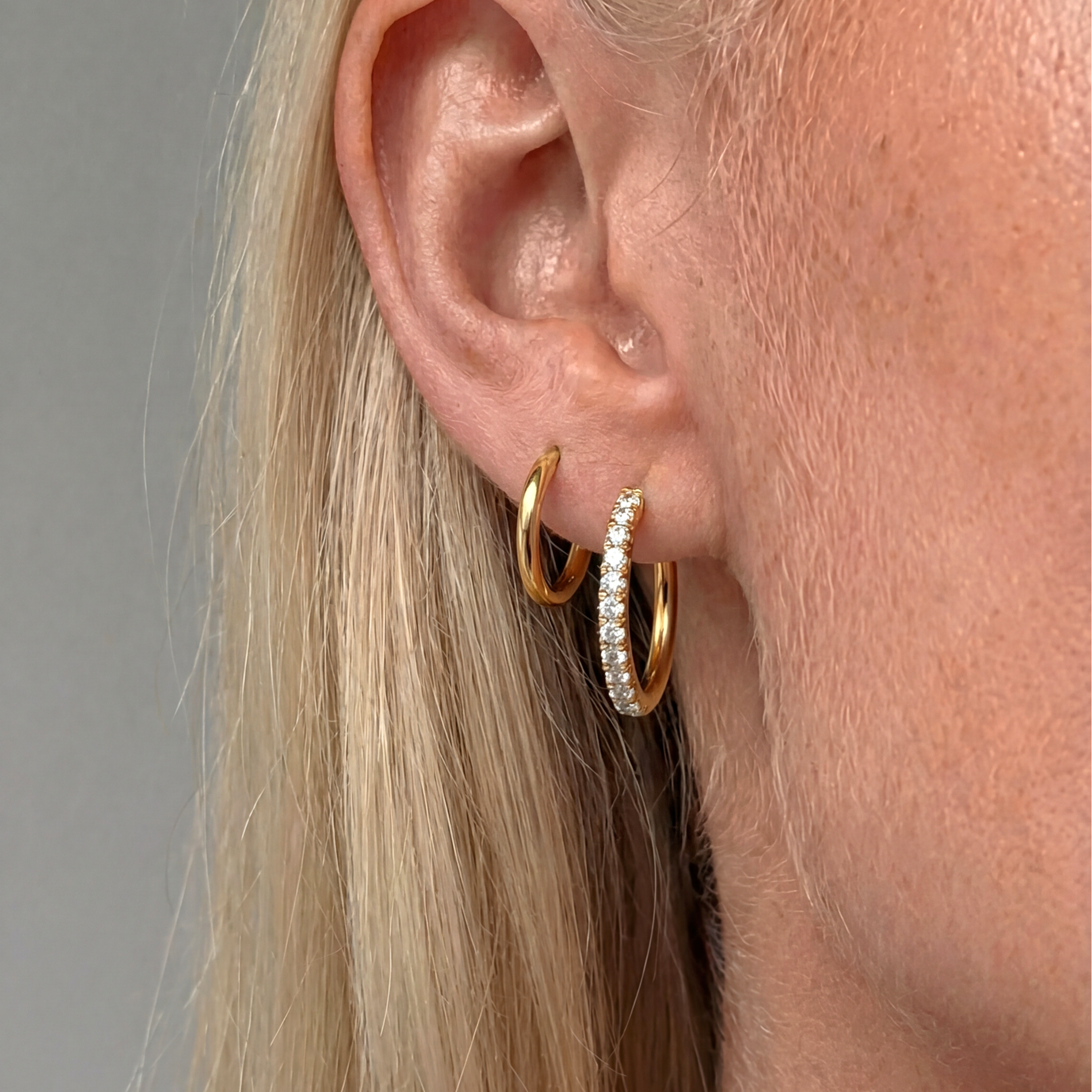 Classic Hoop 12 mm vergoldet