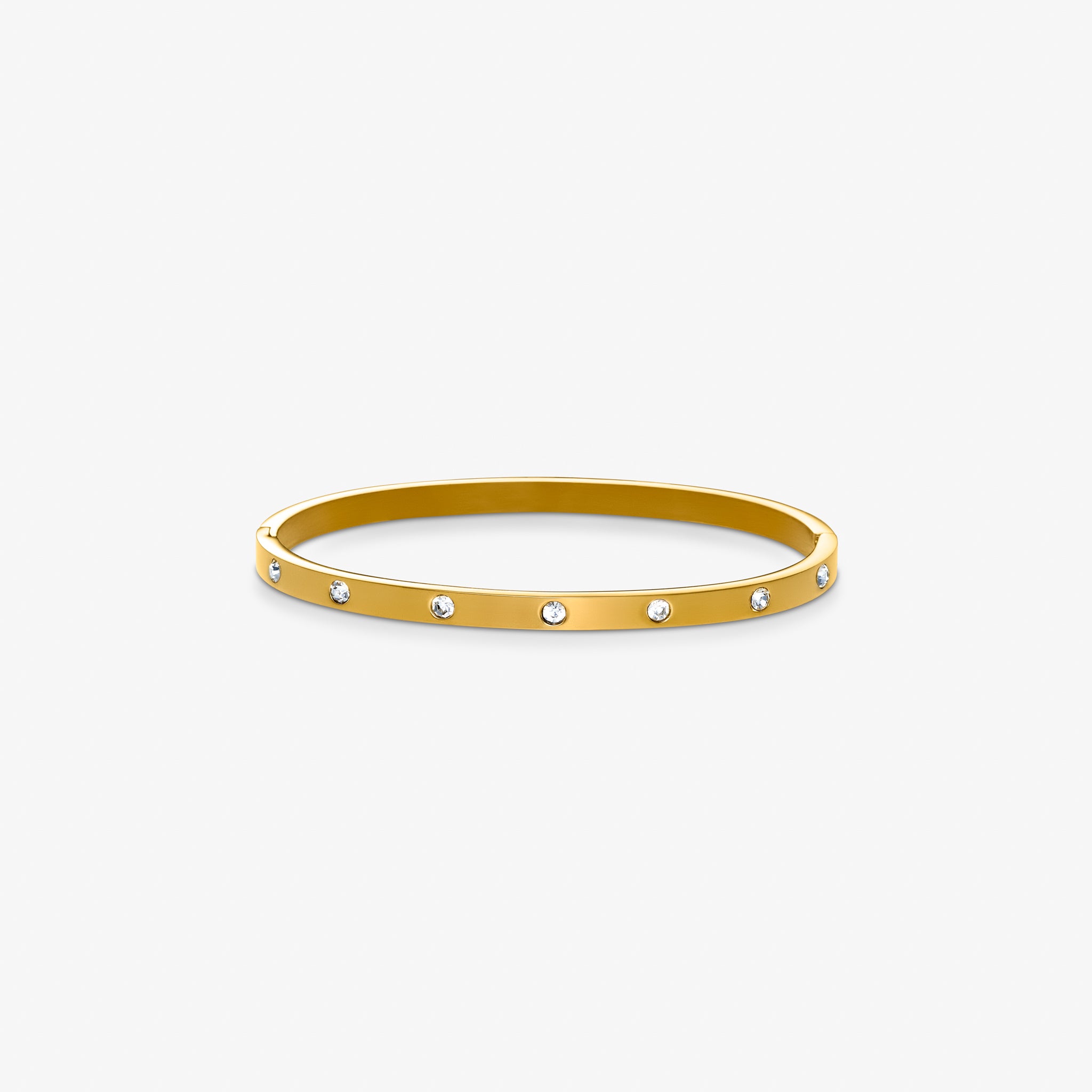 Klassisches Kristall Punkt Armband vergoldet