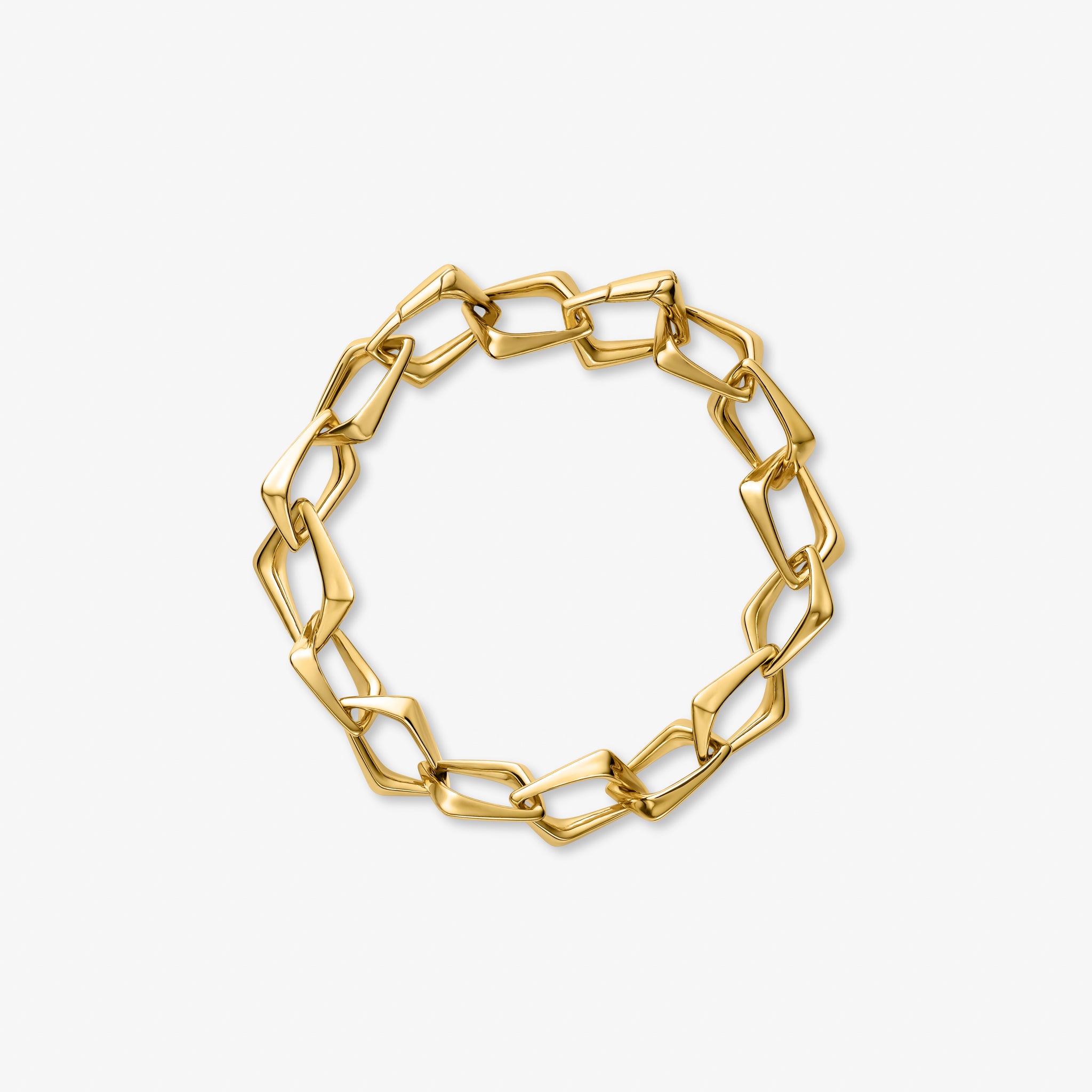 Chunky Armband vergoldet