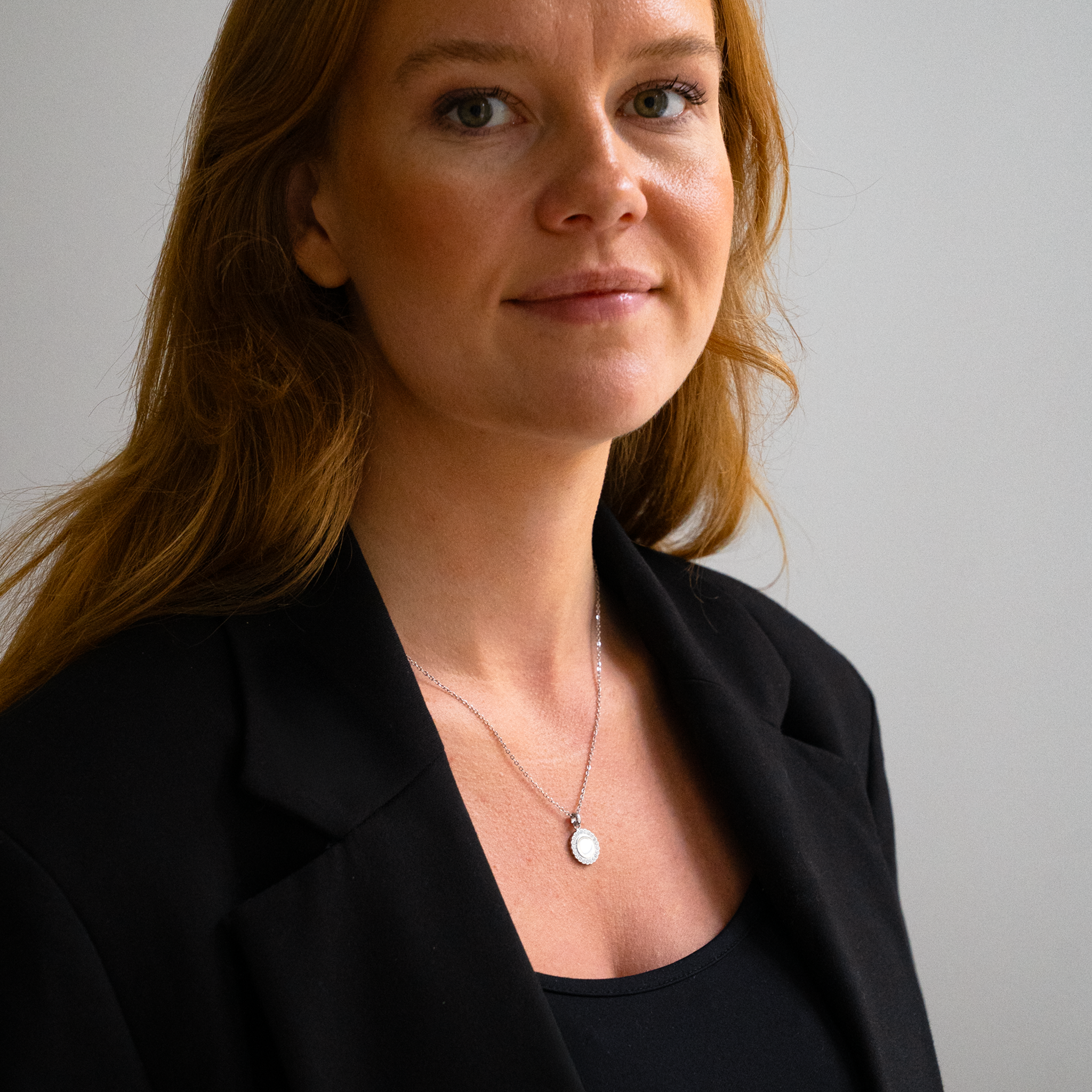 Kristallhalskette versilbert