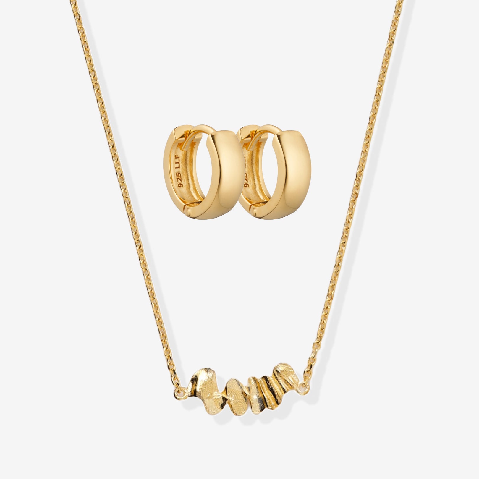 Wave Plade Hoop Set